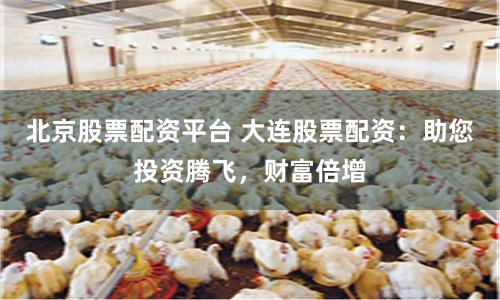 北京股票配资平台 大连股票配资:助您投资腾飞,财富倍增